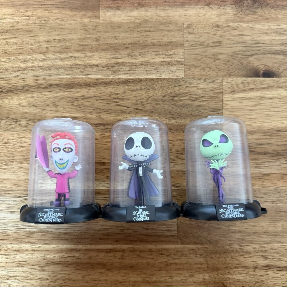 Nightmare Before Christmas Domez Set Of‎ 3 Figures Jack Skellington, Lock